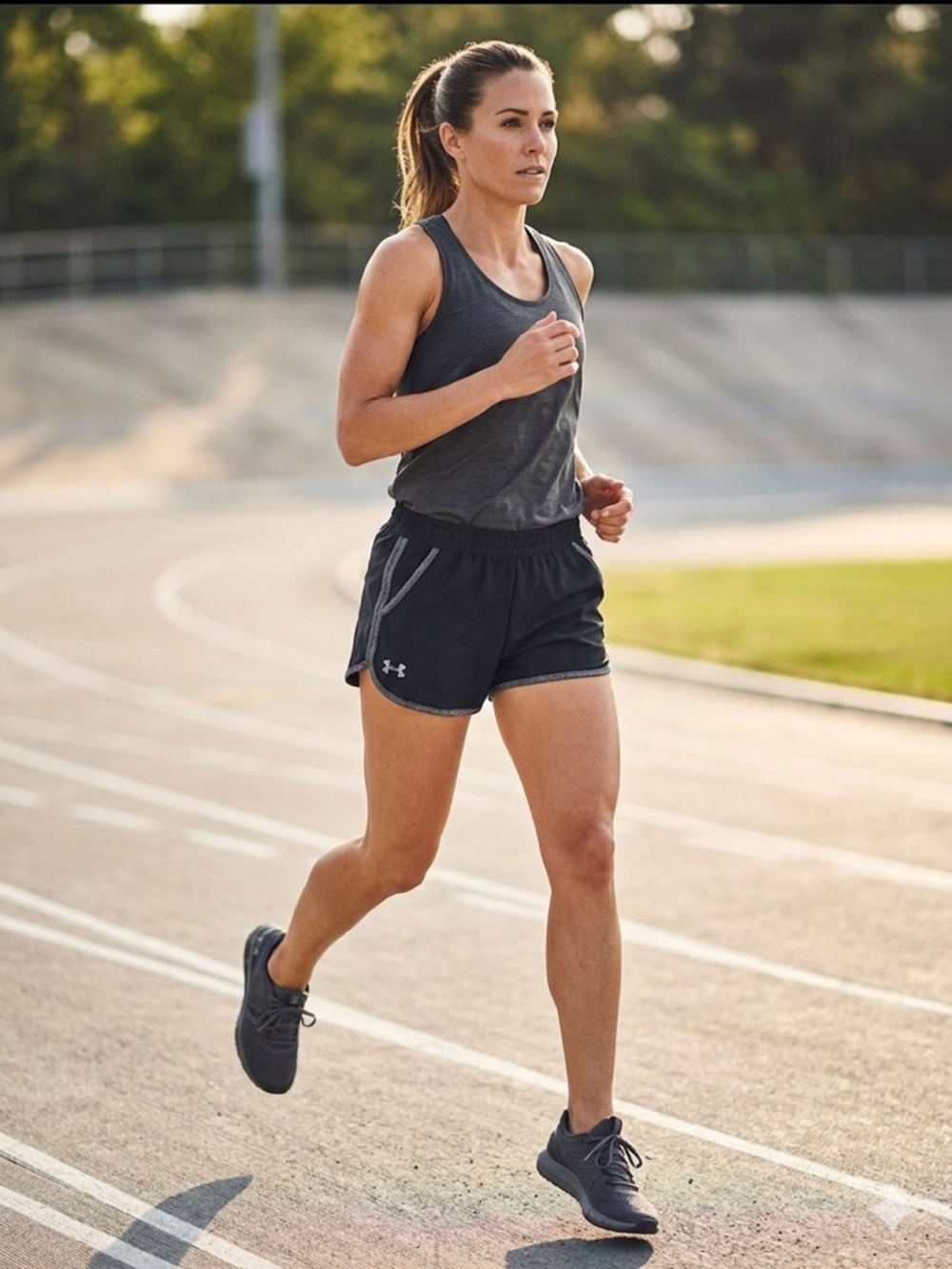 Under Armour Black Women's Athletic Running Shorts